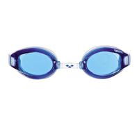 Arena Swim Goggles Zoom X-Fit Unisex, Wide Lenses, Anti-Fog & UV, White/Blue, One Size