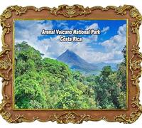 Arenal Volcano National Park Costa Rica Refrigerator Magnets Travel Souvenir Fridge Decoration Magnet