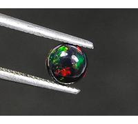 Arenaworld Natural Certified Genuine 5X5 MM Welo Fire Ethiopian Black Opal Gemstone