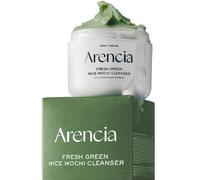Arencia Korean Rice Mochi Face Cleanser & Daily Scrub - Moisturizing Brightening & Deep-Cleansing - All Skin Types Vegan Organic - with Rice Powder