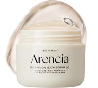 Arencia Rice Mucin Overnight Glow Face Mask Serum 30, 1.76 oz, Plumps Skin with Hyaluronic Acid