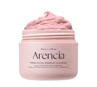 Arencia Rosehip Brightening Rice Mochi Face Cleanser & Daily Scrub - Moisturizing, Exfoliating & Deep-Cleansing - All Skin Types with Rice Powder & Rice Water (50g)