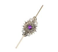 arenmi - Buyao Crystal Filigree Carved Flower Hair Stick for Women Girls Traditional Hair