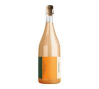 ARENSBAK Effervescent Alcohol-Free Sparkling Wine Alternative, Danish Fermented Tea Proxy with Gooseberry and Peach, 75cl 0.5% ABV