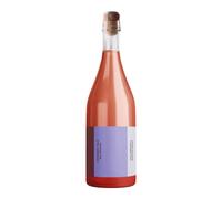 ARENSBAK Rosé Alcohol-Free Wine Alternative, Danish Fermented Tea Proxy with Elderflower and Pink Pepper, 75cl 0.5% ABV