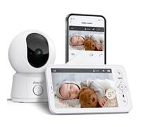 Arenti 1080P 5'' Wi-Fi Baby Monitor With Camera And Night Vision,cry&noise Detection,split Screen