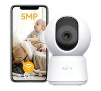 ARENTI 3K 5MP Pet Dog Cameras with App,5Ghz&2.4G WiFi 6 Baby Monitor,Security Camera Indoor,Motion Tracking,Sound Detection,Night Vision,360°View,Two-Way Audio,Works with Alexa (P2F)