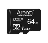ARENTI 64GB microSDXC Memory Card for Arenti Security Cameras AInanny/B2/P2/O3/OP1/GO2/W2, C10, U3, V30,Pack of 1