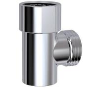 Areoflex RCM Classic Automatic Drain Valve for Shower Hoses, Chrome Finish
