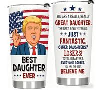 AREOK Daughter Gifts from Mom Dad, Daughter Christmas Birthday Gifts - Christmas Gift for Daughters Adult, Best Daughters Ever Gift, 20 OZ Stainless Steel Insulated Travel Coffee Tumbler Cup