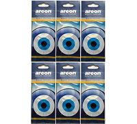 AREON Car Air Freshener Hanging Black Crystal Blue Eye Oriental Nazar Amulet Home 2D Paper Pack of 1