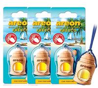 AREON Fresco Car Air Freshener Tortuga 4 Milliliters Multi Pack Of 3