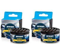 Areon Car Air Freshener Ken New Car 35 g Tin Adjustable Vented Lid Pack of 1