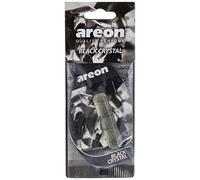 Areon Liquid Car Air Freshener - Black Crystal Pendant 3D Perfume 5 ml - Long Lasting Pack of 1