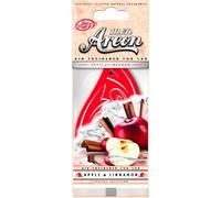 AREON Mon Car Air Freshener Apple and Cinnamon Hanging Red Sweet Set Multi Pack of 10