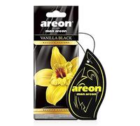 Areon Mon Car Air Freshener Vanilla Black Sweets Scent Perfume Hanging 2D Paper Set Multi Pack of 1