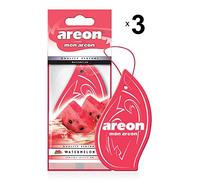 AREON Mon Car Air Freshener Watermelon Hanging Red Sweet Set Multi Pack of 6