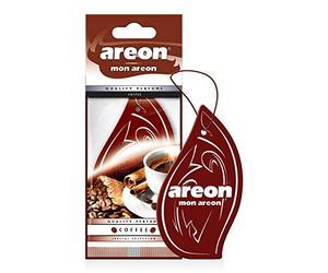 AREON MON Modern Design Hanging Car Air Freshener, Coffee Scent - Pack of 12