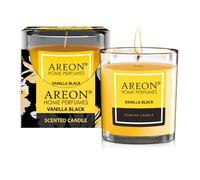 areon Premium Collection Scented Candle in Glass Burn Time up to 25 Hours Vanilla Black