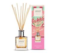 Areon Reed Diffuser/Bubble Gum / 150ml / 1 Pack/Perfume for Home or Office Long Lasting Aroma Reed Stick Kit for Diffuser