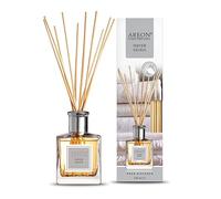 Areon Reed Diffuser/Silver Linen / 150ml / 1 Pack/Perfume for Home or Office Long Lasting Aroma Reed Stick Kit for Diffuser