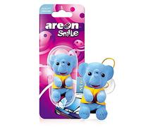 Areon Smile Car Air Freshener New Car Smell Scent Funny Hanging Blue Elephant Home 3D Pack of 1