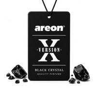 AREON X Version Black Crystal Paper Hanging Car Air Freshener - Pack of 12