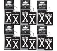 AREON X Version Car Air Freshener Black Crystal Mirror Hanging Set Multi Pack of 3
