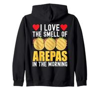 Arepa Maker Colombian Food Latin Snack Zip Hoodie