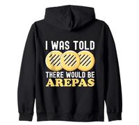Arepa Maker Latin food Arepa Venezuela Food Zip Hoodie