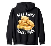 Arepa Maker Latin Venezuela Food Zip Hoodie