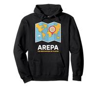 AREPA Map Design - The Destination of Flavor Pullover Hoodie