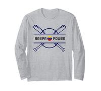 Arepa Power Baseball Venezuela Gift Tee Long Sleeve T-Shirt