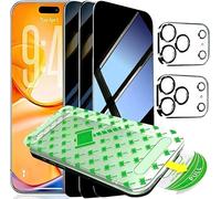 ARERCO 3 Pack Privacy Screen Protector +2 Camera Lens 9H+ Full Cover Glass for iPhone 17 Pro Max Military Grade Shatterproof, 100% Anti Spy, Tempered, Longest Durable (6.9 inch)