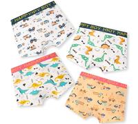 ARERWA Boys Boxers Toddler Underwear Boys Boxer Shorts Comfotable Cotton Training Pants 4 Pack(02,2-3T)