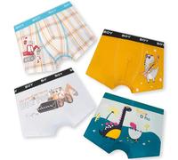 ARERWA Boys Boxers Toddler Underwear Boys Boxer Shorts Comfotable Cotton Training Pants 4 Pack(03,2-3T)