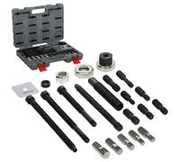 ARES 15086 - Master Harmonic Balancer Install Kit - Install Balancer Pulleys on Domestic and Import Vehicles - Includes Extra Long Installers for Late Model Applications