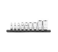 ARES 31042 - 9-Piece External Torx Plus Socket Set - 1/4-Inch, 3/8-Inch, and 1/2-Inch Drives - Chrome Vanadium Socket Set Includes E-Torx Plus Sockets from EP6 to EP20 for Superior Coverage