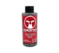 Ares Amoeba Diamond Precision Airsoft Heavy Weight BB Pellets 0.50g/0.43g (Grey/White - 500 BB's - Bottle) (0.50g)