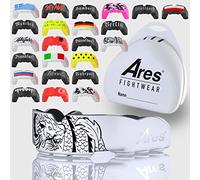 Ares Fightwear® Slim Fit Mouth Guard Boxes with Storage Box for Martial Arts, MMA & Athletes I Maximum Mouth Protection Thanks to Optimal Slim Fit I Professional Mouthguard for Men and Women