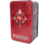 Ares Games Card Box & Sleeves – War of the Ring TCG – Shadow Edition, Red