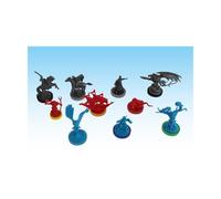 Ares Games WOTR024 - War of The Ring - Colored Plastic Rings (65+ Pieces) Expansion Accessory