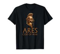 Ares God Of War Steampunk Ancient Greek Spartan Helmet T-Shirt