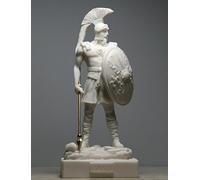 Ares Mars God of War Alabaster Statue Sculpture Figure Handmade 7.09 inches