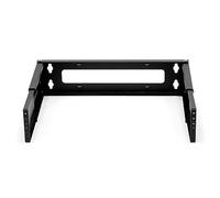 Ares Vision 6U Patch Panel Bracket Wall Mount Rack for 19” Networking Equipment, Expandable Depth 9.5” to 15.5”, Rack Mount, 60lbs Capacity, Perfect for Servers, Sound & Security Equipment! (2U)