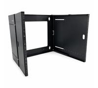 Ares Vision 8U Patch Panel Bracket Wall Mount Rack for 19” Networking Equipment, Expandable Depth 9.5” to 15.5”, Rack Mount, 60lbs Capacity, Perfect for Servers, Sound & Security Equipment!