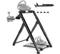 ARES WING Foldable Racing Wheel Stand with Wheel, Shifter & Pedal Mount