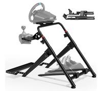 ARES WING Steering Wheel Stand with Chair Lock, Foldable Racing Cockpit