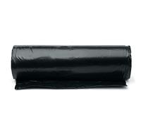 Areso Weed Supressant Membrane Roll 1x50 Meters, Black Plastic Weed Barrier Fabric without Holes