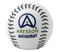 Aresson Autocrat Leather Rounders Ball White (One Size)